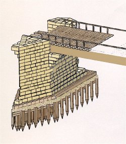 reconstructie romeinse brug cuijk